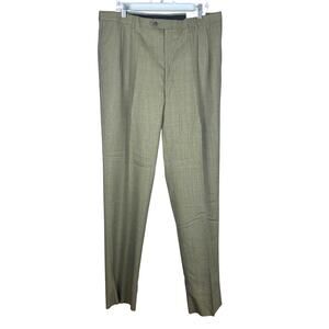 Austin Reed NWT Men's Dress Pants Brown/Beige Raw‎ Hem for Tailoring Size 38R